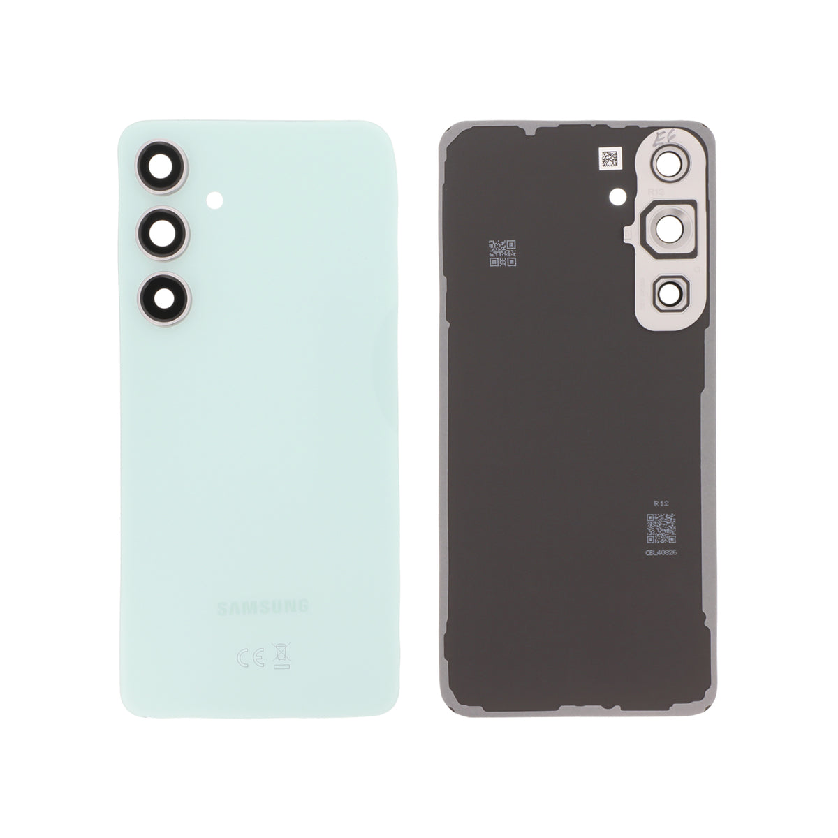Vitre arrière Galaxy S24 FE – Menthe – Original Samsung (Service Pack)