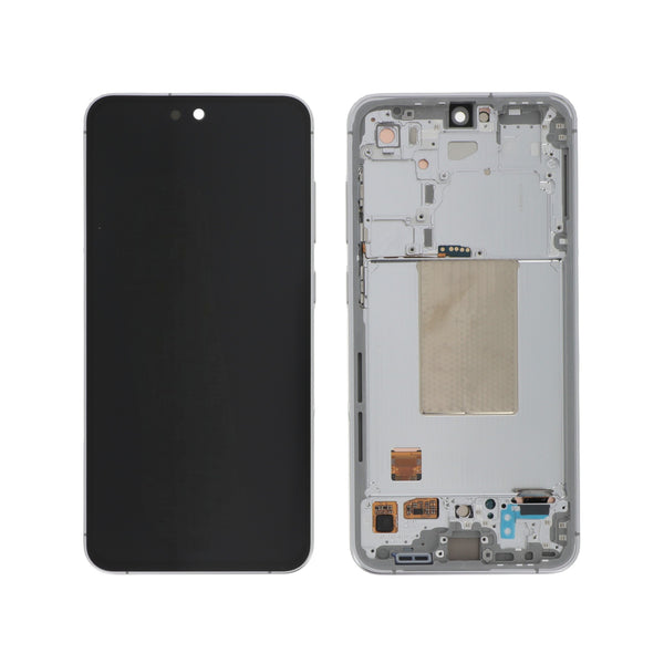 Écran complet Galaxy S24 FE – Argent – Original Samsung (Service Pack)