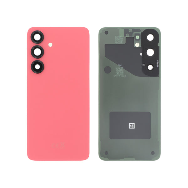Vitre arrière Galaxy S25 – Corail – Original Samsung (Service Pack)