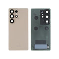 Vitre arrière Galaxy S25 Ultra – Or Rose Titane – Original Samsung (Service Pack)