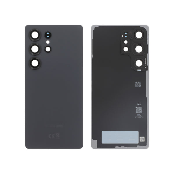 Vitre arrière Galaxy S25 Ultra – Noir Absolu Titane – Original Samsung (Service Pack)