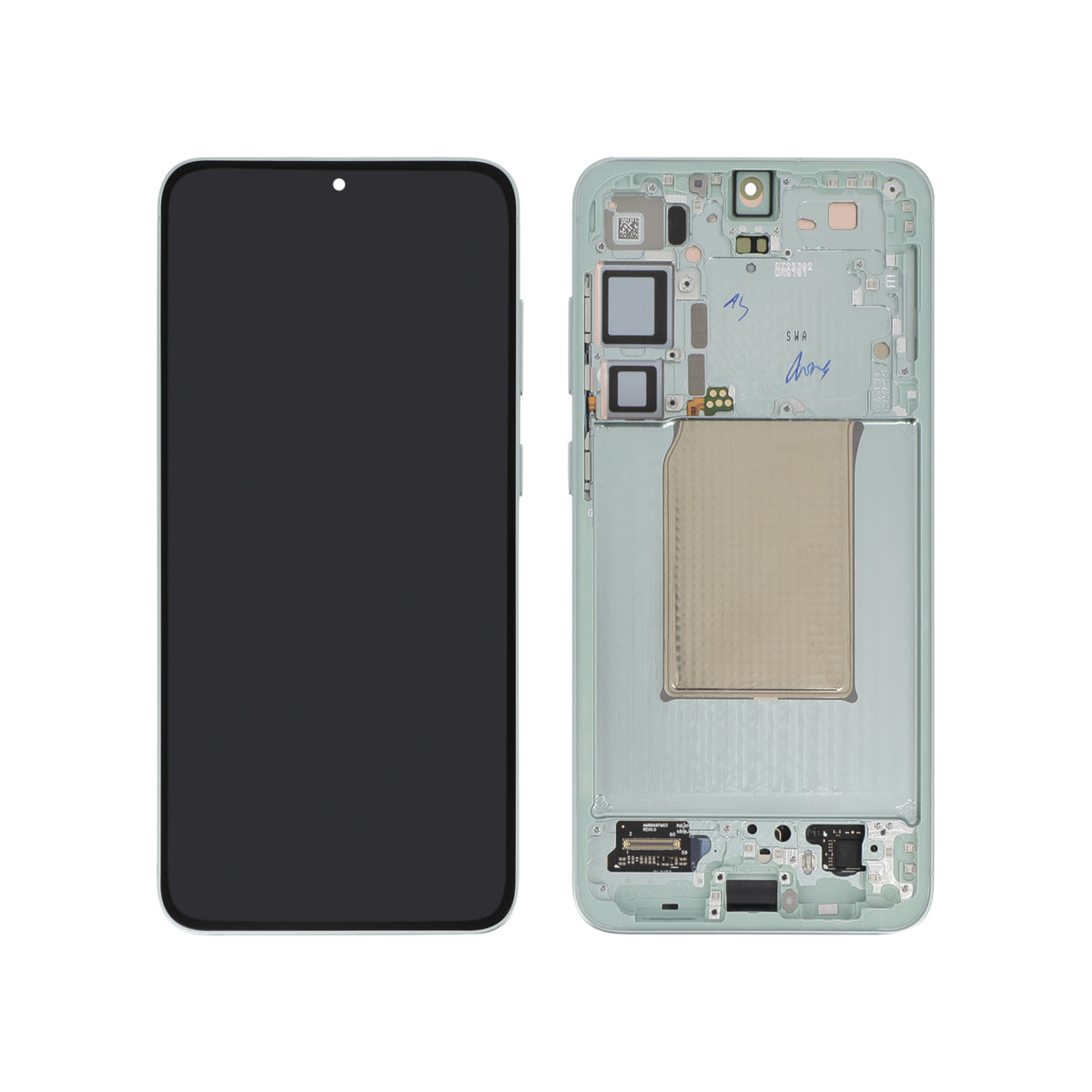 Écran complet Galaxy S25+ – Vert d'eau – Original Samsung (Service Pack)