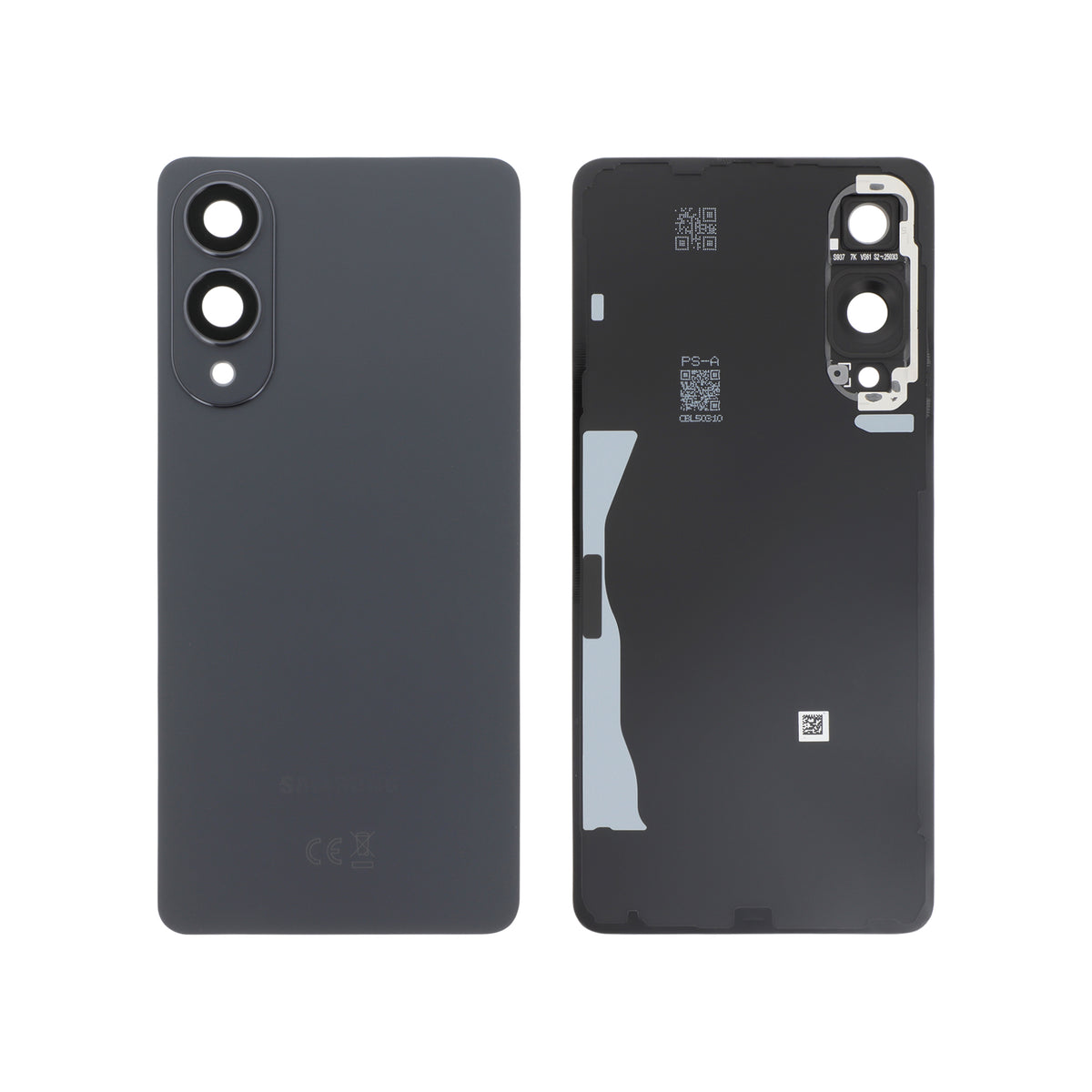 Vitre arrière Galaxy S25 Edge – Noir Titane – Original Samsung (Service Pack)