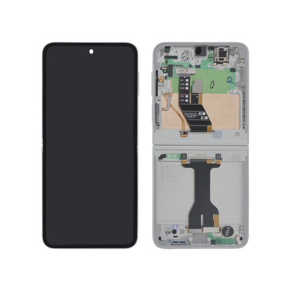 Écran complet Galaxy Z Flip7 FE – Blanc – Original Samsung (Service Pack)