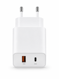 Prise secteur USB-C 30W + USB-A 18W