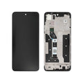Écran complet Moto G35 5G – Noir – Qualité d'origine – avec châssis