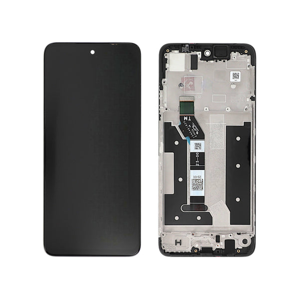 Écran complet Moto G35 5G – Noir – Qualité d'origine – avec châssis