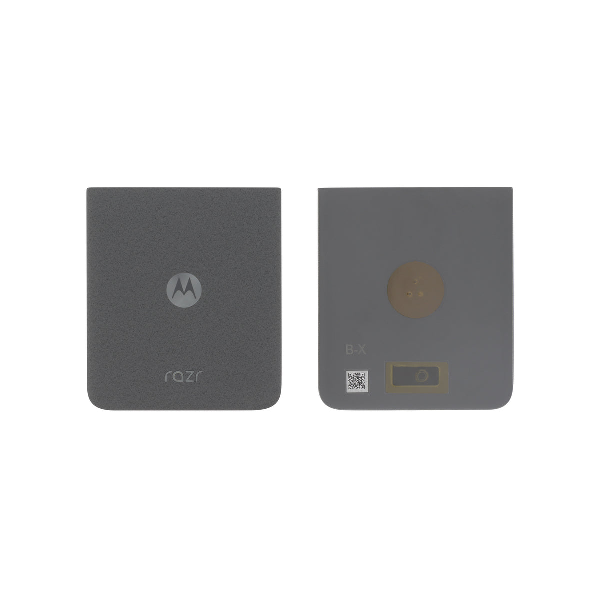 Vitre arrière acier Motorola Razr 50 – Gris – Original Motorola (Service Pack)